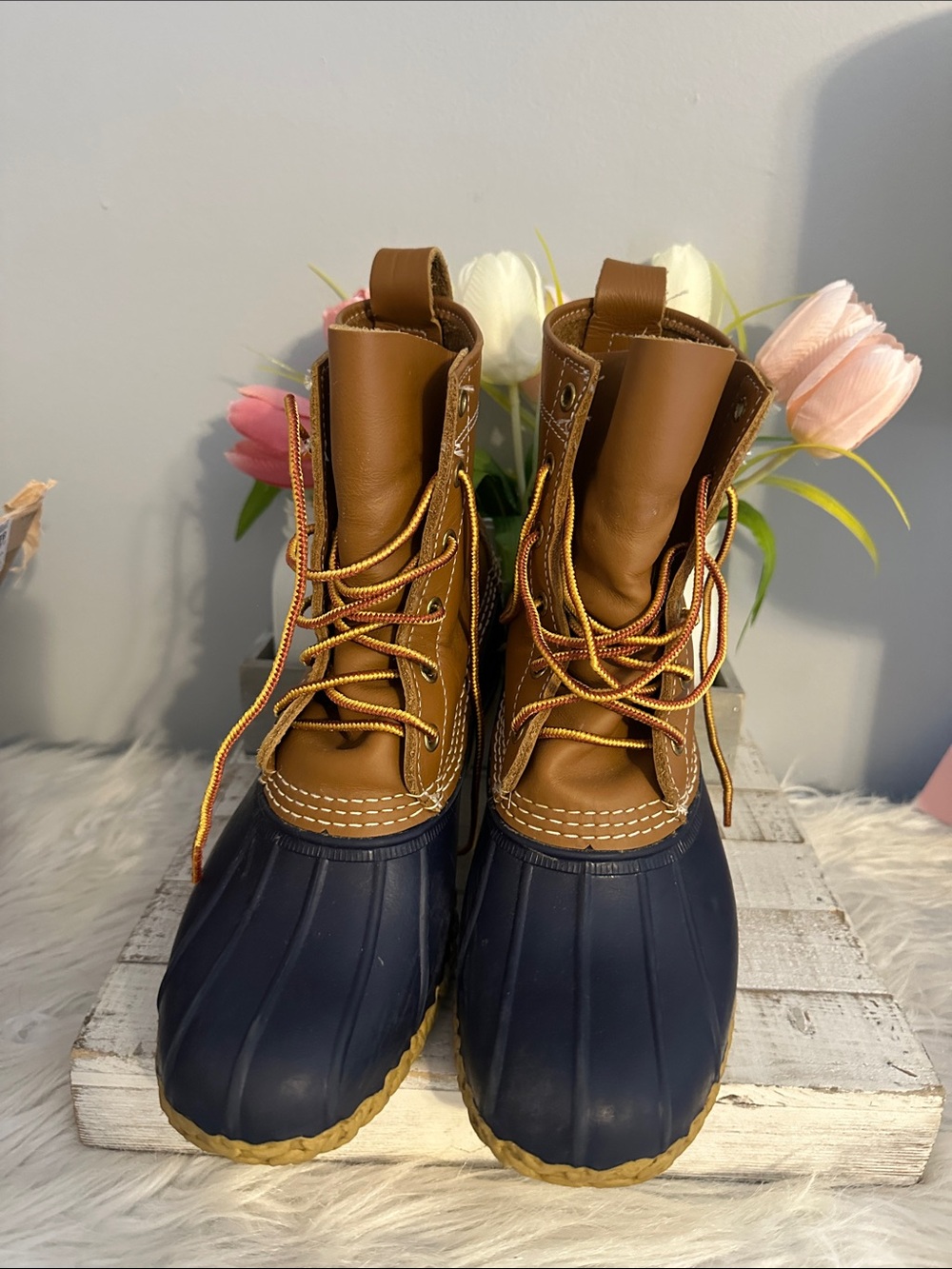 Women’s bean boots by LL Bean